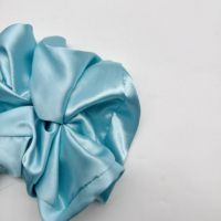 Bandeau en satin de haute qualité, effet soie, à large bord, couleur personnalisable, 19 cm, accessoire capillaire floral élégant pour femme