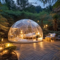 Dôme transparent en TPU PVC de 3,6 m, tente bulle imperméable quatre saisons, igloo de luxe pour jardin, événements en plein air, fêtes, camping, café