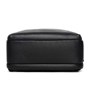 Lucchetto per impronte digitali borsa multifunzione in vera pelle sistema di impronte digitali intelligente zaino per Laptop antifurto per Notebook per Business <span class=keywords><strong>Me</strong></span> - Product Image 4