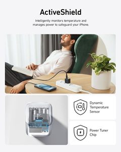 <span class=keywords><strong>Chargeur</strong></span> Mural <span class=keywords><strong>Anker</strong></span> USB C <span class=keywords><strong>20W</strong></span> (Nano Pro), <span class=keywords><strong>Chargeur</strong></span> Rapide Compact PIQ 3.0 (Câble Non Inclus) (Reconditionné) - Product Image 5