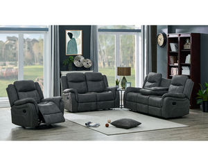 Juego de Sofás Seccionales de Cuero Sintético Premium de Frank Furniture, Muebles Ajustables Modernos y de Lujo para Sala de Estar - Product Image 3