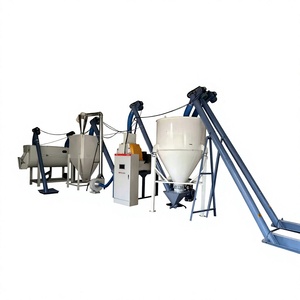 Efficient Powder <b>Feed</b> Processing Equipment Set for Poultry Livestock with Conveyor Elevator and Packaging Machine - Product Image 1
