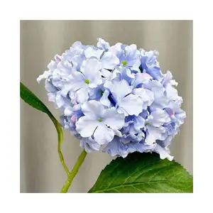 सस्ते विवाह गृह सजावट उच्च गुणवत्ता वाले रेशम के फूल विंटेज रंग के बड़े कृत्रिम फूल हाइड्रेंजिया