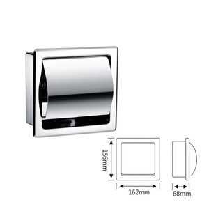 <span class=keywords><strong>Portarrollos</strong></span> de Papel Higiénico Empotrado en la Pared de Acero Inoxidable, Dispensador de Papel para Baño, Hospital, Cocina, Gimnasio, Diseño Moderno - Product Image 4