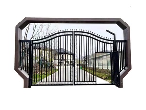 Thép ngoài trời cổng nướng thiết kế rèn sắt cửa - Product Image 2