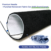 Tapis de sol avant de voiture en polyester non tissé 100% extensible dans les quatre sens, aiguilleté |   Résistant aux flammes et imperméable |   IATF16949 Personnalisé