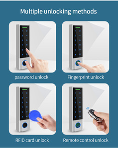 Secukey لوحة مفاتيح ببصمة الإصبع RFID فتحت باب لاسلكي أوتوماتيكي طقم نظام التحكم في الوصول - Product Image 3