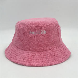 <span class=keywords><strong>Chapeau</strong></span> seau en tissu éponge avec logos de broderie personnalisés et <span class=keywords><strong>chapeau</strong></span> <span class=keywords><strong>Bob</strong></span> de poche avec doublure en satin pour adultes et enfants - Product Image 2