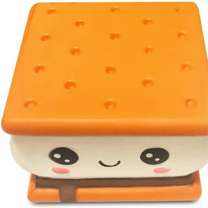 Squishy PU Slow <b>Rebound</b> Sandwich Biscuit with Fragrance Kneading Music Toy China Factory Direct Spot Support Customized - Product Image 5