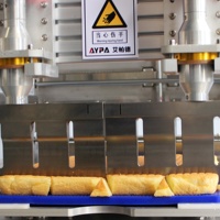 Máquina Cortadora de Pasteles Ultrasónica de Nuevo Diseño, Corte Preciso en Triángulo Recto, Isósceles y Círculo de Diamante