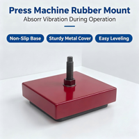 Pieds d'isolation antivibratoires horizontaux réglables LIVA-EP KXLSR pour machine de poinçonnage à amortisseur en caoutchouc