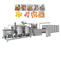 Ligne de production de bonbons entièrement automatique de grande capacité pour la confection de caramel traitement des éclairs de lait