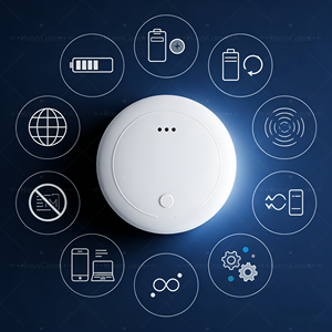 Étiquette intelligente pour <span class=keywords><strong>colis</strong></span> <span class=keywords><strong>de</strong></span> livraison, <span class=keywords><strong>colis</strong></span>, courrier, logistique, <span class=keywords><strong>suivi</strong></span> en temps réel, surveillance <span class=keywords><strong>de</strong></span> la température, sonnerie pour une localisation facile - Product Image 5