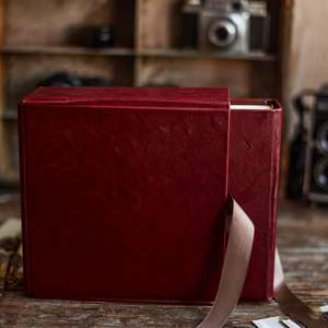 Album di lusso con stampa personalizzata elegante cabina fotografica in velluto libri ospiti segno <span class=keywords><strong>libro</strong></span> degli ospiti matrimonio <span class=keywords><strong>libro</strong></span> degli ospiti con nastro e scatola - Product Image 6