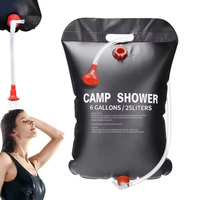 20L bain en plein air Camping randonnée barbecue énergie chauffé Portable douche sac solaire sac à eau