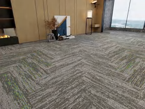 กระเบื้องพรมปูพื้น PP หนาพิเศษ เป็นมิตรกับสิ่งแวดล้อม สำหรับบ้านและสำนักงานเชิงพาณิชย์ - ดีไซน์ทันสมัย - Product Image 5