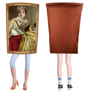 Disfraz <span class=keywords><strong>de</strong></span> Mona Lisa para Adultos, con Marco <span class=keywords><strong>de</strong></span> Fotos, Impresión 3D, Divertido, para <span class=keywords><strong>Halloween</strong></span>, Cosplay, Fiestas y Actuaciones - Product Image 5
