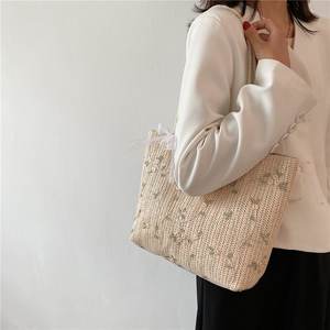 Borsa 2025 alla moda in tessuto fresco da <span class=keywords><strong>donna</strong></span> a spalla singola in <span class=keywords><strong>stile</strong></span> minimale con chiusura a doppia maniglia - Product Image 3