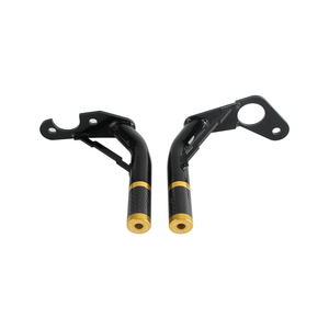 กันชนหลังแบบใหม่สำหรับ <span class=keywords><strong>Harley</strong></span> Softail 2018~2024 Street Bob <span class=keywords><strong>Low</strong></span> <span class=keywords><strong>Rider</strong></span> S คาร์บอน End Delrin Sliders ที่พักเท้าผู้โดยสาร - Product Image 5