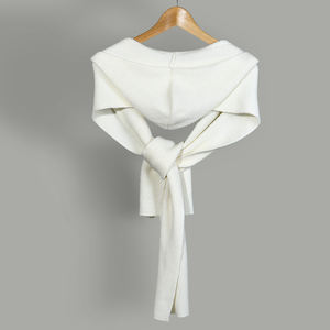 Chapeau d'hiver en laine pour femmes <span class=keywords><strong>Écharpe</strong></span> Gant <span class=keywords><strong>Ensemble</strong></span> Usine Long Tricoté À Capuche Chaud Châle Wrap Jacquard <span class=keywords><strong>Cachemire</strong></span> <span class=keywords><strong>Écharpe</strong></span> pour Adultes et Filles - Product Image 2