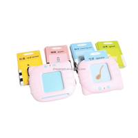 Tarjetas flash recargables de 300mAh para bebés, alfabeto, transparente, bilingüe, inglés, chino, francés
