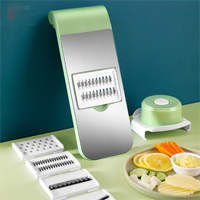 Keuken Multi 5 In 1 Manuele Mandoline Fruit Groentesnijder Ui Dicer Vegetarische Snijmachine Groente Chopper