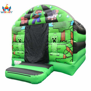 Venta al por mayor comercial inflable Casa de rebote Castillo abovedado castillo hinchable para niños material de PVC 500kg de capacidad fabricado - Product Image 2