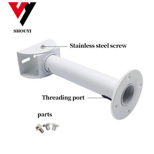 Kamera Pengawas Langit-langit, Kamera Pengawas Keamanan Umum Paduan Aluminium Braket Bentuk-l Vertikal 20CM - Product Image 3