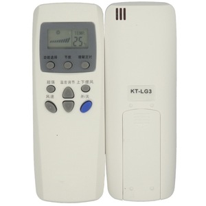 Télécommande de climatiseur Crystal Pearl Tianhong KT-0225 blanche à code fixe 12,7x4,5x2,5cm pour modèles LG - Product Image 5