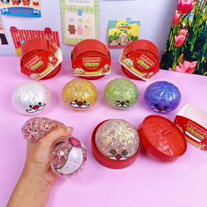ของเล่นบีบซิลิโคนรูปซานตาคลอสแบบกล่องสุ่มลายคริสต์มาส ของเล่นบีบคลายเครียดแบบจำลองสร้างสรรค์ - Product Image 3