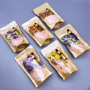 OEM Muối tắm Himalaya tự nhiên | trộn với tinh dầu, hoa khô, Epsom và muối biển để thư giãn Spa - Product Image 1