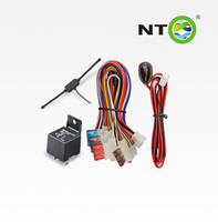 Système d'alarme antivol de voiture à deux voies avec suivi, capteur de vibration d'allumage ACC de surveillance en temps réel NTO, télécommande