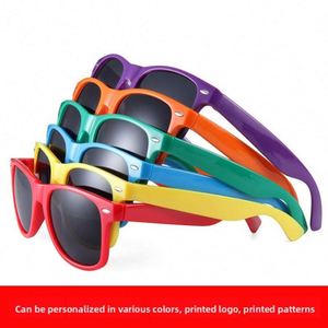 Lunettes de soleil rétro 2140 style rivet, couleur bonbon, personnalisables avec logo imprimable, monture en PC, cadeau promotionnel Europe/États-Unis - Product Image 2