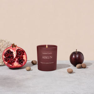 Vela Aromática AIKUN con Aroma a Bergamota, con Etiqueta Personalizada, Paquete Personalizado y Contenedor Personalizado, para Oficina, Escritorio, Sala de Estar, Set de Regalo - Product Image 5