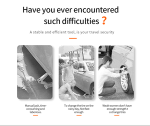 CE ISO Portable DC12V <strong>3tons</strong> LED Light Auto Multifunctional <strong>Electric</strong> <strong>Car</strong> <strong>Hydraulic</strong> <strong>Jack</strong> And Impact Wrench - Product Image 3