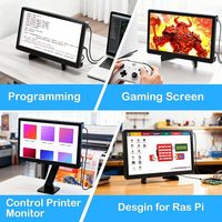 Nouvel écran tactile LCD IPS de 11,6 pouces avec résolution FHD 1920x1080, garantie de 3 ans - Pour usage professionnel, noir