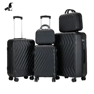 Factory Custom Logo ABS Travel Valise 12 14 20 24 28 Inch Travel Suitcase Luggage Sets