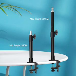 テーブルマイクスタンドデスクトップ高品質調節可能なU字型取り付け金属テーブルクランプCクランプテーブルスタンドデスクマウントスタンド - Product Image 3