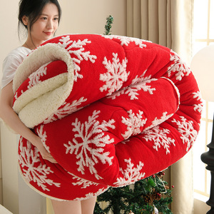 Edredones Acogedores Rojos para Regalos Festivos y Decoraciones de Boda, Tejidos Jacquard, Franela, Sherpa, Poliéster Transpirable, para el <span class=keywords><strong>Hogar</strong></span> - Product Image 6