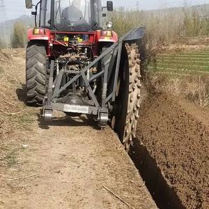 Мощный асфальтофрезерный траншеекопатель для копки в твердых поверхностях и прокладки трубопроводов, коммерческий дисковый траншеекопатель для тракторов - Product Image 2