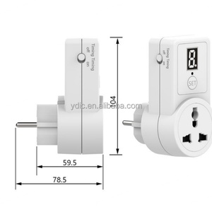 Enchufe Multiusos Estándar Europeo con Pantalla de 1 Dígito, Temporizador de Encendido/Apagado, Tipo EU AL09-1D - Product Image 5