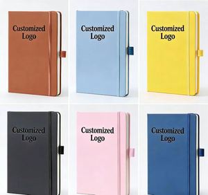 Libreta Personalizada A5, Agenda, Diario, Cuaderno de Papel para Sublimación, Tapa Dura de Cuero PU con Portaplumas - Product Image 2