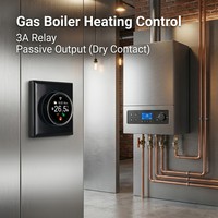 Termostato Inteligente con Pantalla Táctil WiFi, Aplicación Tuya para Calefacción por Suelo Radiante Eléctrico, Uso en Salas de Estar y Hoteles, Eficiencia Energética