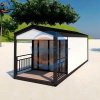 Maison préfabriquée modulaire triangulaire de luxe WinFair pour le marché paraguayen avec grande salle de bain pour maison de retraite / maison d'hôpital pour personnes âgées