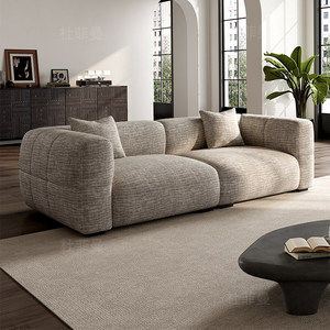 Sofá Individual de Terciopelo Chenille Estilo Nórdico, Subvencionado por el Gobierno, para Espacios Pequeños/Grandes, Color Crema y Blanco, para Sala de Estar - Product Image 1
