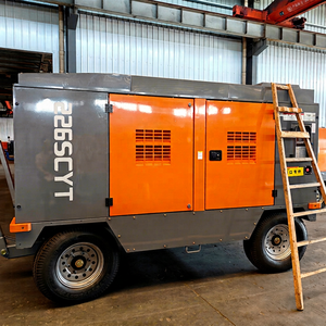 ZEGA CE Certified High Efficiency <b>Portable</b> 110kw 20m3/min Diesel Screw Air Compressor 8bar 380V Motor Engine Factory Lubricated - Product Image 1