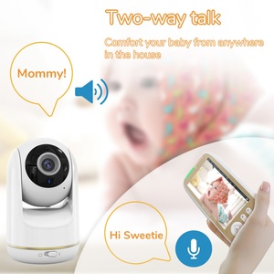 Monitor Inteligente para Bebés con Cámara y Audio, Visión Nocturna de 360° °   Cámara de Vigilancia PTZ Inalámbrica para Monitoreo de Bebés - Product Image 4