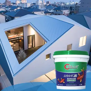 높은 탄성 및 유연한 욕실 아크릴 폴리머 js 방수 코팅 재료