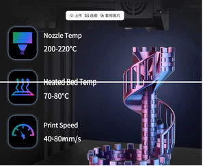 Filamento de Impresión 3D Antinsky PLA Silk Tricolor, 1.75mm 1KG, Arcoíris Flexible, Varillas de Plástico Multicolor para Material de Impresión 3D - Product Image 4