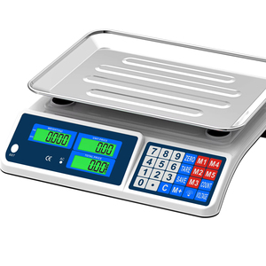 Bilancia Digitale da <span class=keywords><strong>40kg</strong></span> in Acciaio Inossidabile con Calcolo del Prezzo, Supporto ODM/OEM - Product Image 1